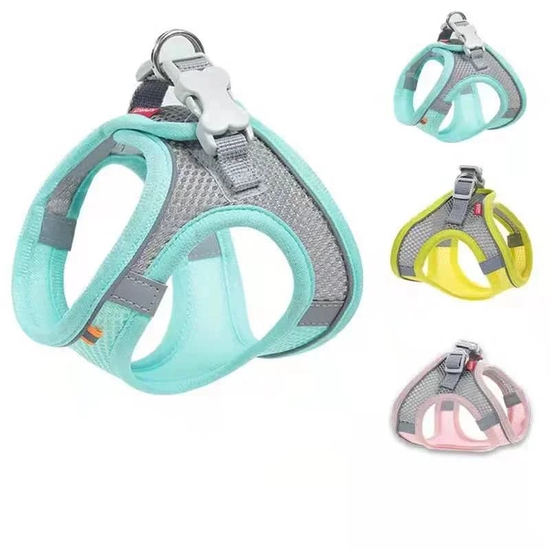 Accessori per Cani e Gatti, Collare per Cani Piccoli, Gilet di Sicurezza, Pettorina Traspirante Regolabile per Cani