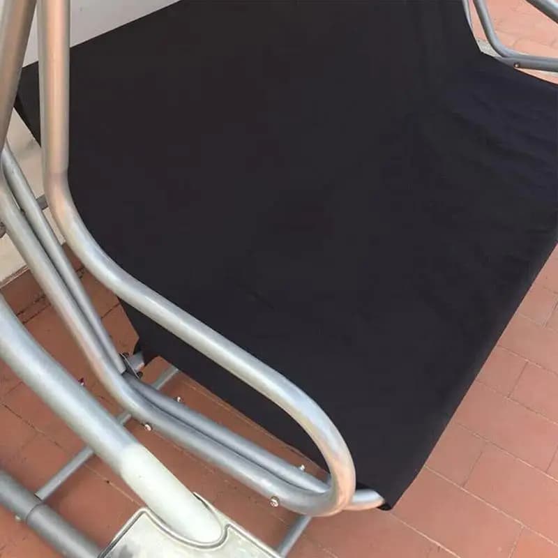 Sedia a dondolo per patio esterno Copertura per altalena impermeabile Protezione solare resistente ai raggi UV Panca per portico Sedia sospesa Copertura per sedia a dondolo di ricambio