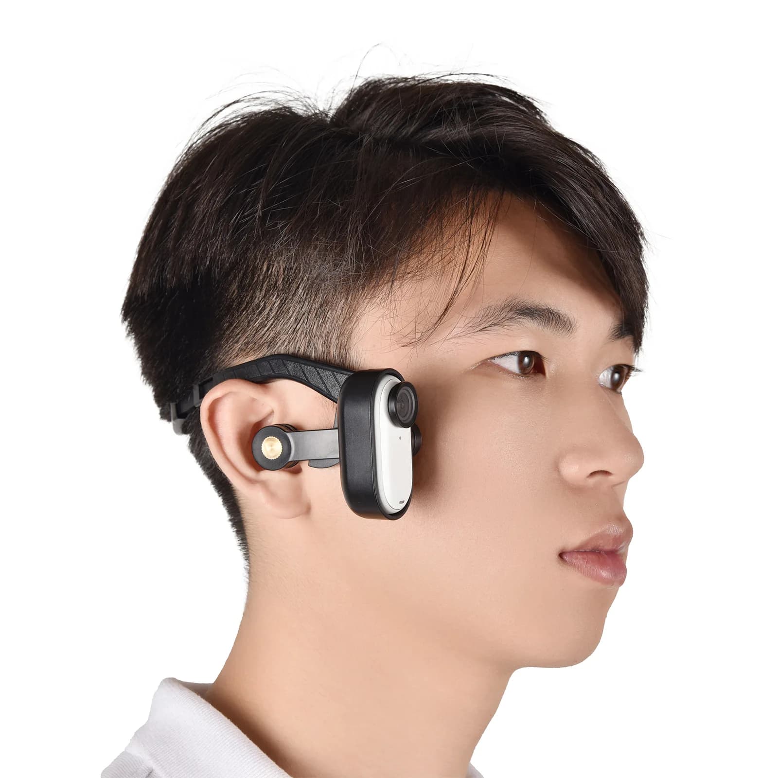 Per Insta360 GO 3 Thumb Camera Ear Wear Stand Staffa per fascia Supporto magnetico Supporto per testa Indossare la cintura per la testa per Insta360 GO 3S