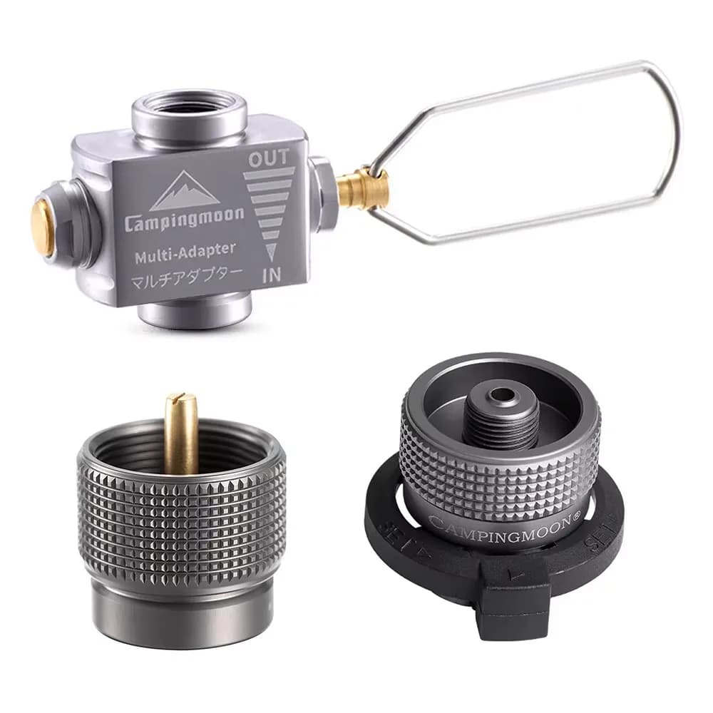 Z15 Gas Stove Adapter Gas Save with Butane Adapter Camping Stove Refill Adapter Butane Converter for Camping Backpacking Hiking
