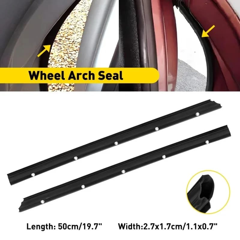 1 paio di guarnizioni per passaruota anteriore auto, striscia sigillante per VW Transporter T5 T6 2003+ OEM7H0837565A, accessori auto