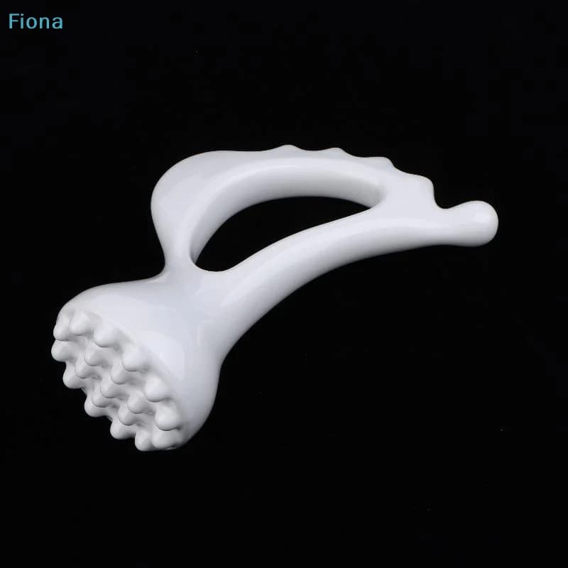 ✔ Strumento per Massaggio Viso e Corpo in Ceramica Gua Sha, Raschietto per la Pelle, Massaggiatore Corpo Intero, Strumento per Massaggio Guasha