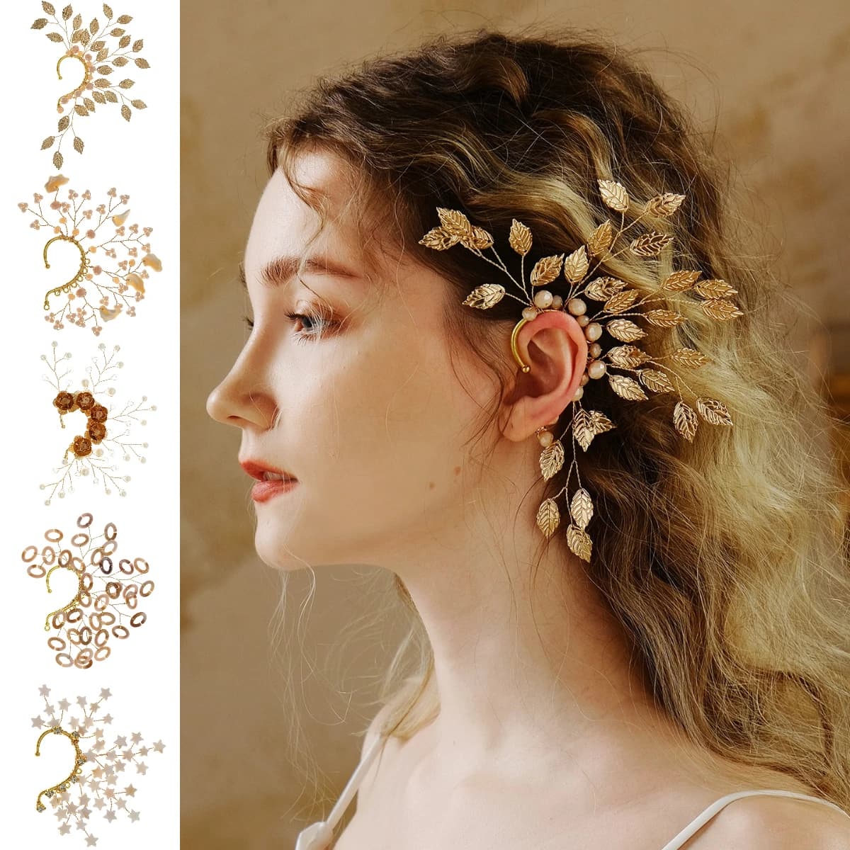 Clip per osso dell'orecchio della regina di lusso Orecchini di cristallo con strass squisiti Accessori per gioielli da sposa per feste per donne Occasioni importanti