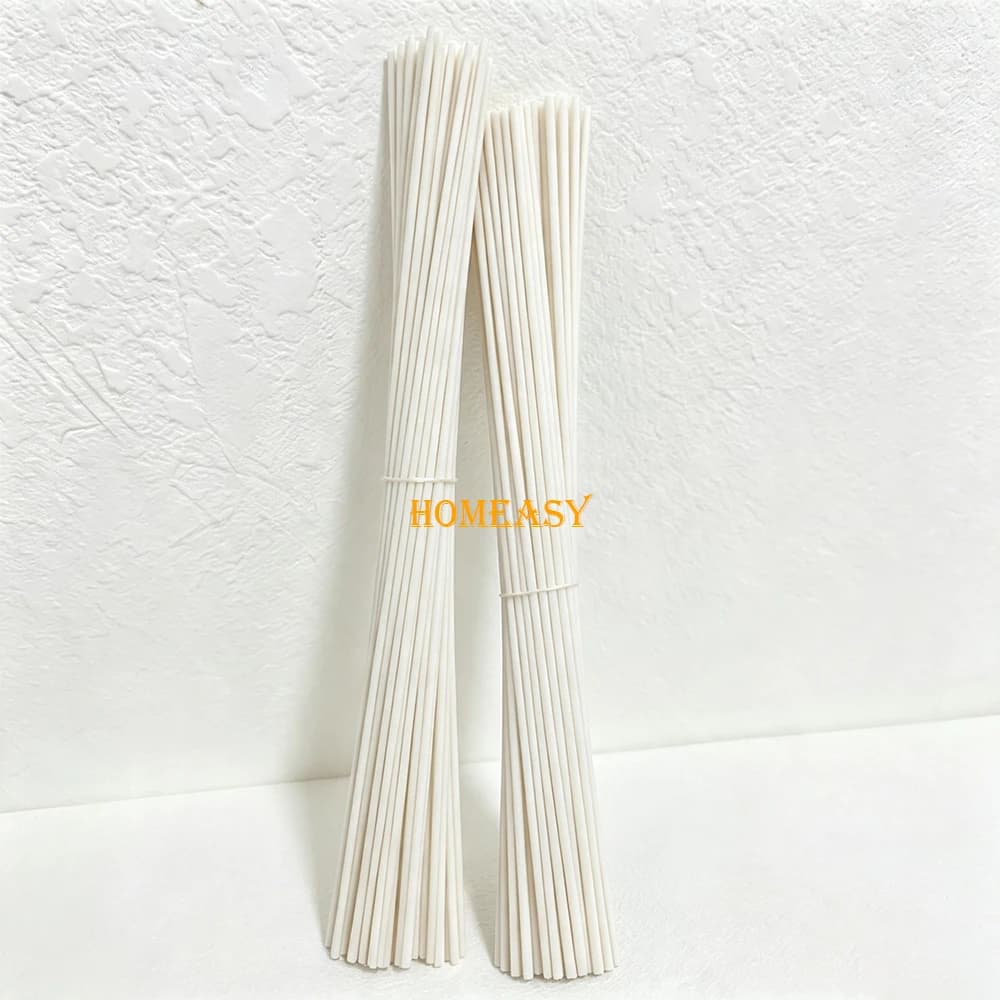 200Pcs 40cm Black White Fiber Diffuser Sticks Essential Oil Volatile Rods Hotel Home Fragrance Replacement Accessories