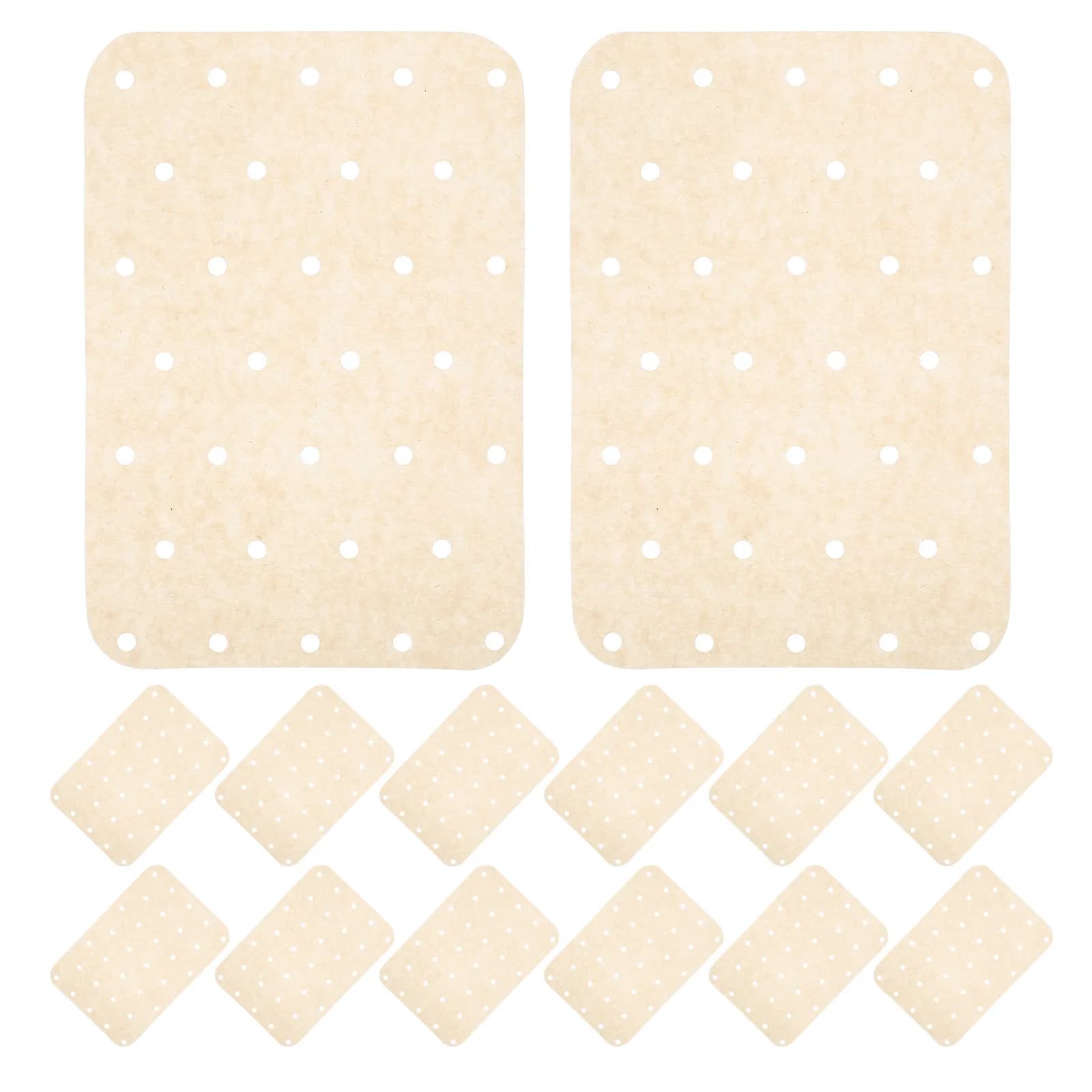100Pcs Food Oil Absorbing Paper for Air Fryer Oven Grilling Nonstick Baking Liners Smokefree Healthy Cooking Greaseproof High