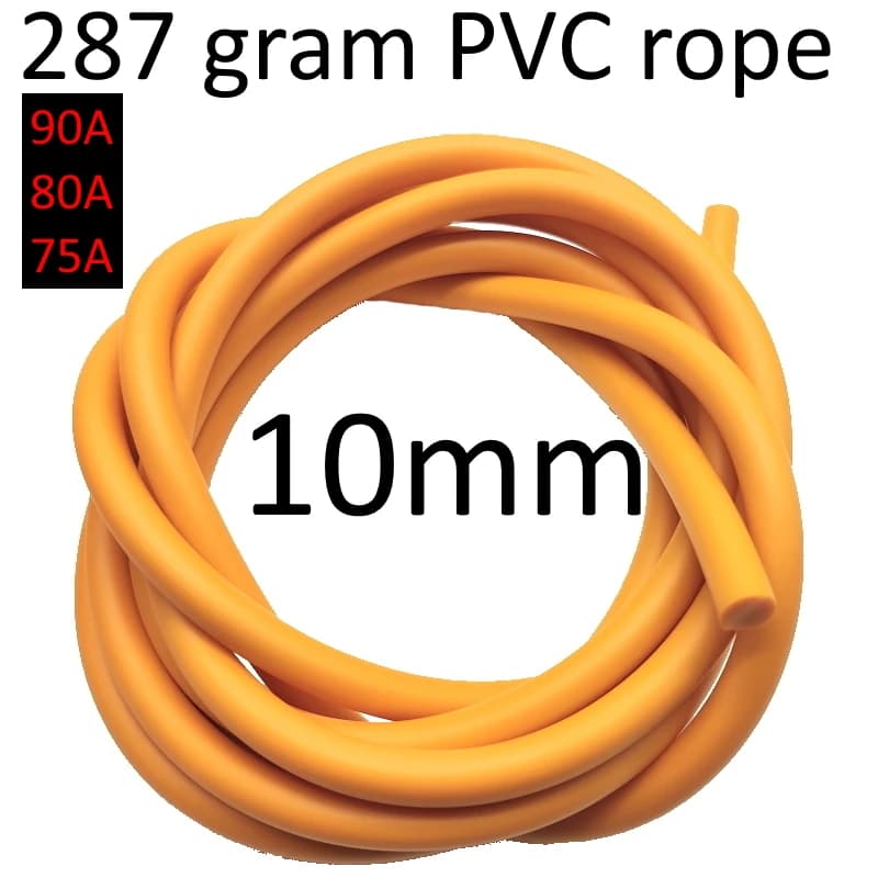 NEVERTOOLATE 287 gram heavy PVC spare rope 10MM thick for heavy jump rope 3 meters soft hard without handle 75A 80A 90A