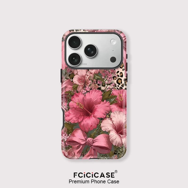 Fcicicase Custodia per telefono fiore di lusso per iPhone 11 12 13 14 15 16 17 Pro Max 16 15 Plus 17 Air per copertura paraurti magnetica Magsafe