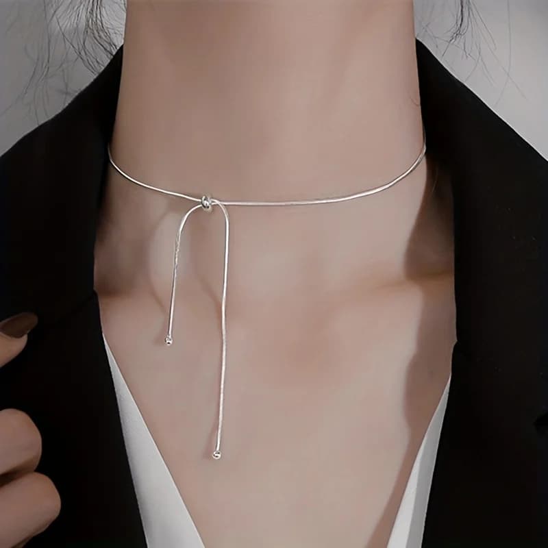 Fashionable Minimalist Necklaces Women Luxury Jewelry Exquisite Elegant Aesthetic Charm Accessories Minimalism Enthusiasts Gifts