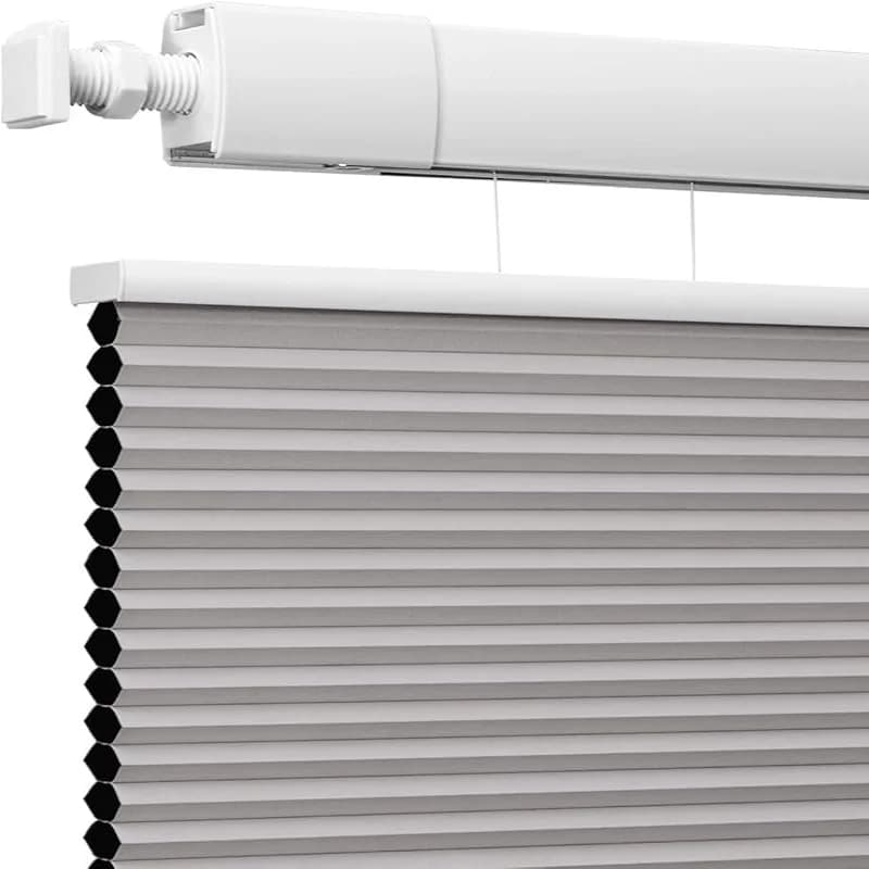 Customized roller blinds without holes, toolless installation, double manual, wireless, honeycomb, for windows.
