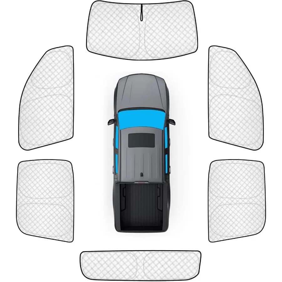 6 pezzi addensare finestrino completo parasole per accessori Maverick 20222025 su misura coperture per finestrini auto parasole per parabrezza Sid