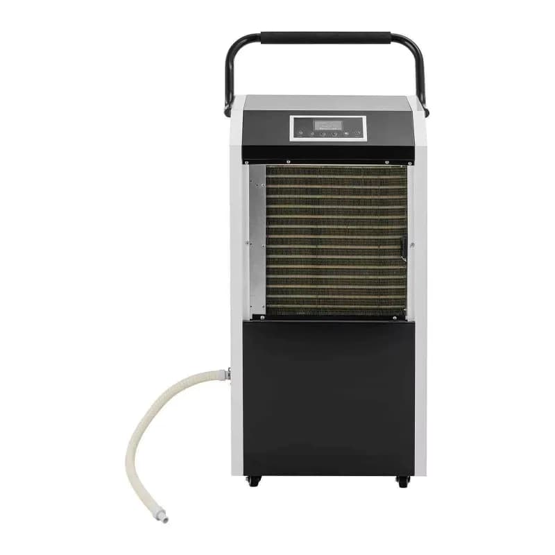 Deumidificatore Commerciale 138 L/Giorno con Tubo di Scarico - Per Aree 80/180m2, Timer 24h, Dispositivo di Asciugatura per Grandi Ambienti Interni