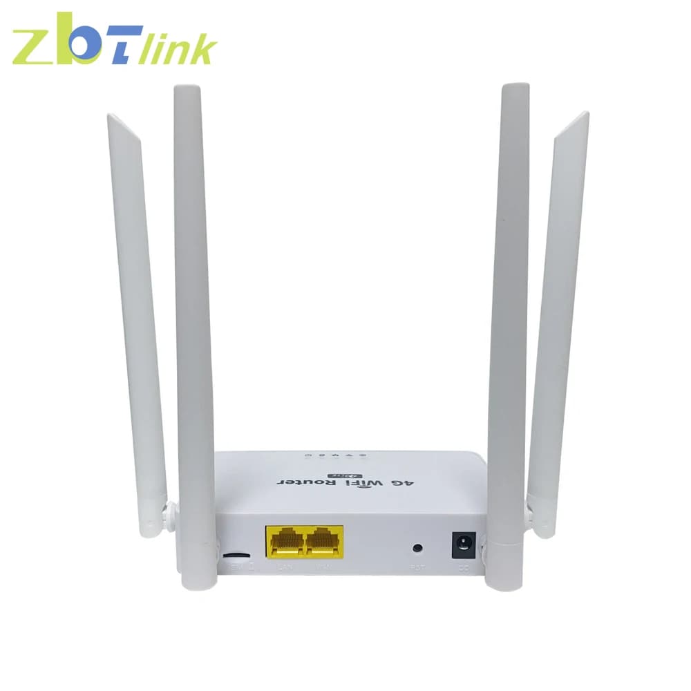 Zbtlink WE2002 4G SIM Router 300Mbps Wifi Access Point Through-wall per Home LAN WAN CAT4 modulo 4Ghz Antenna 32 utente