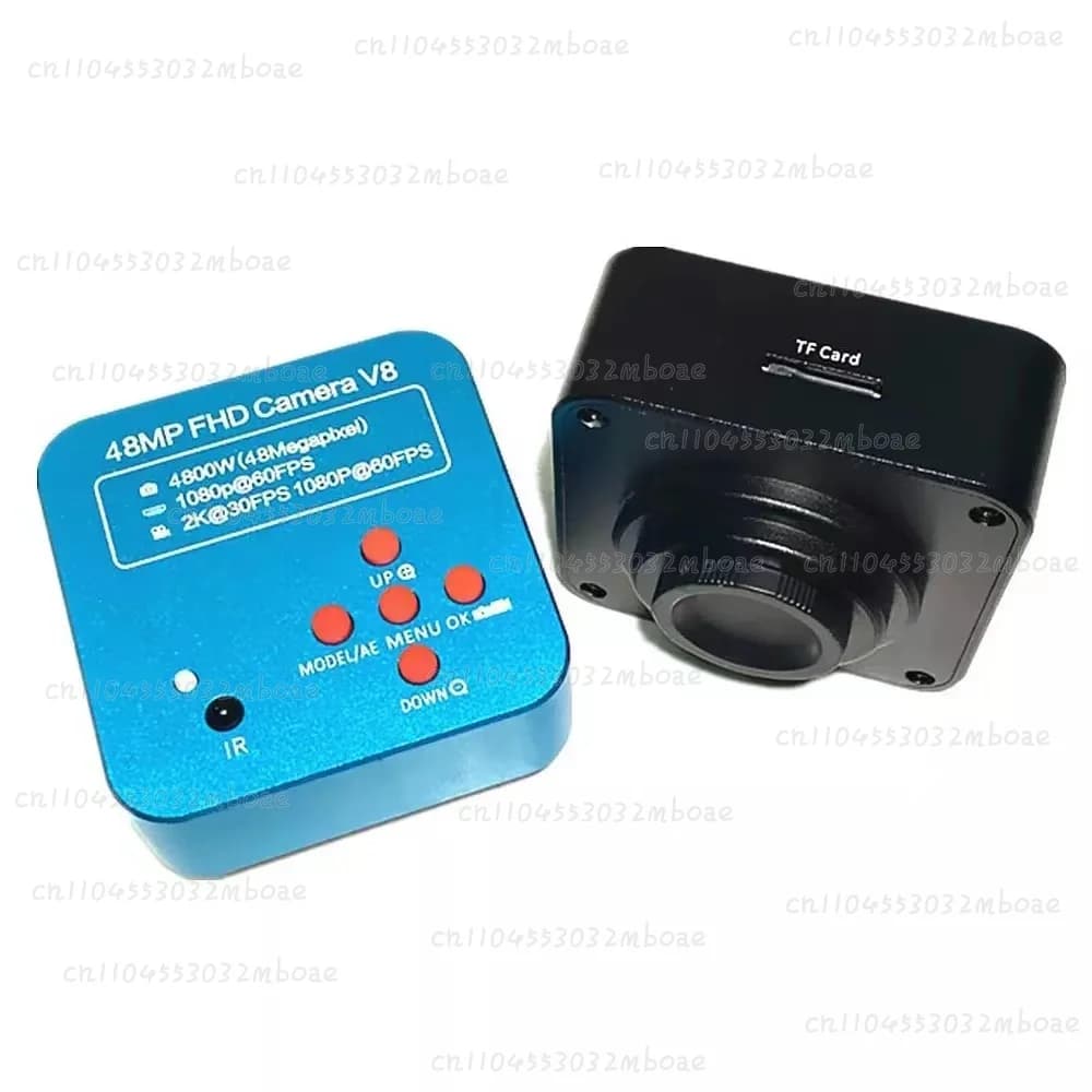 Microscopio Digitale Industriale USB HD 48MP con Registrazione Video CCD per Ispezioni Scolastiche, Ricerca ed Educazione