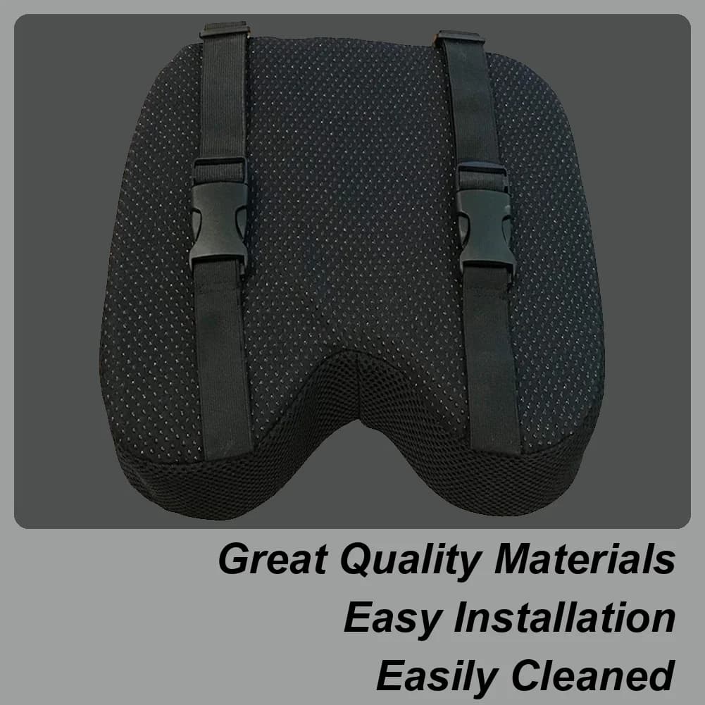 Cuscino del sedile per vogatore in memory foam antiscivolo con cinghie Fodera lavabile Cuscino del sedile Resistenza Cuscino del sedile per vogatore