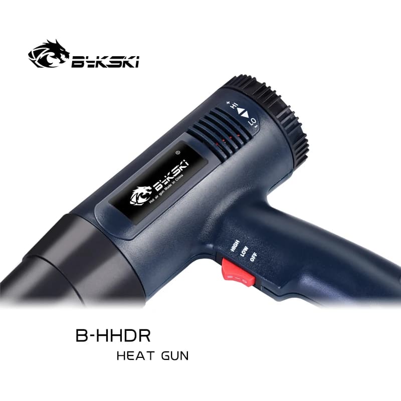 Bykski 1600W pistola termica strumento professionale per pistola ad aria calda temperatura regolabile 60-600 per acrilico/PETG piegatura fai da te B-HHDR