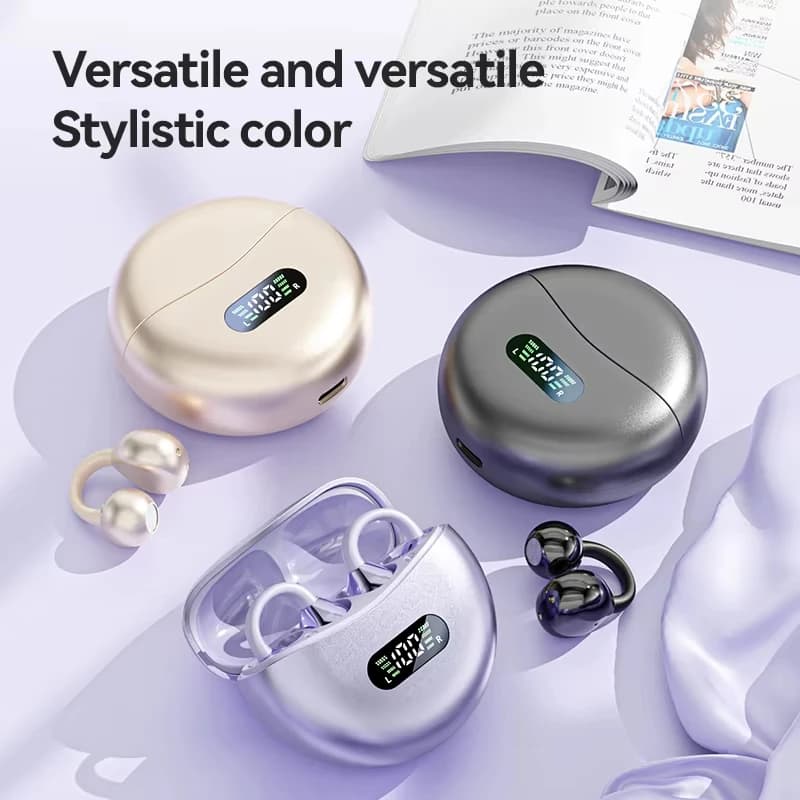 Nuovo auricolare Bluetooth M79; Auricolare sportivo con display digitale impermeabile con clip per tappi auricolari wireless Bluetooth 5.4