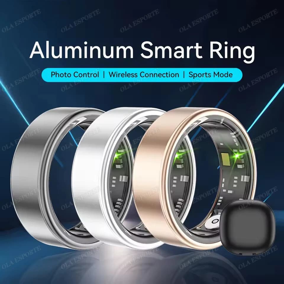 2025 Nuovo Smart Ring Frequenza cardiaca Ossigeno nel sangue Monitor del sonno Anelli GPS Movimento Modalità multi sport IP68 Impermeabile Smartring Uomo Donna