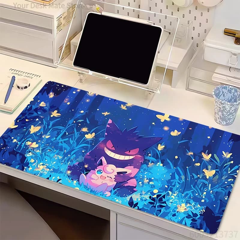 Tappetino per mouse E-sports P-Pokemon Gengar Accessori da gioco Tappetino per computer Tappetino per tastiera Varmilo Tappetino per mouse