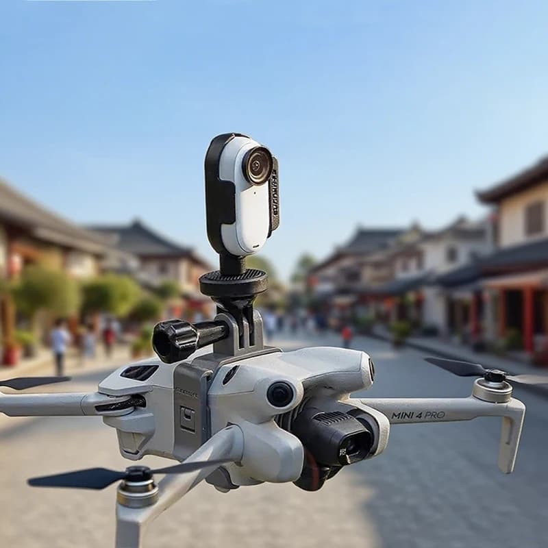 Sports camera bracket for Gopro /insta360 GO/ DJI Action/Fill Light Adapter for superior supports for DJI Mini 4 Pro drone accessories