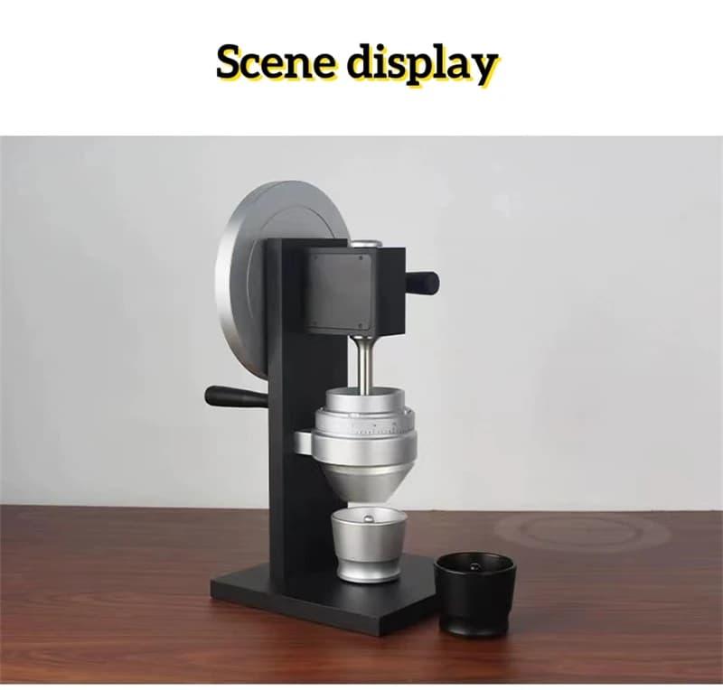 High Quality Espresso Coffee Grinder 83MM Conical Grinding Disc Stainless Steel Manual Coffee Bean Grinder