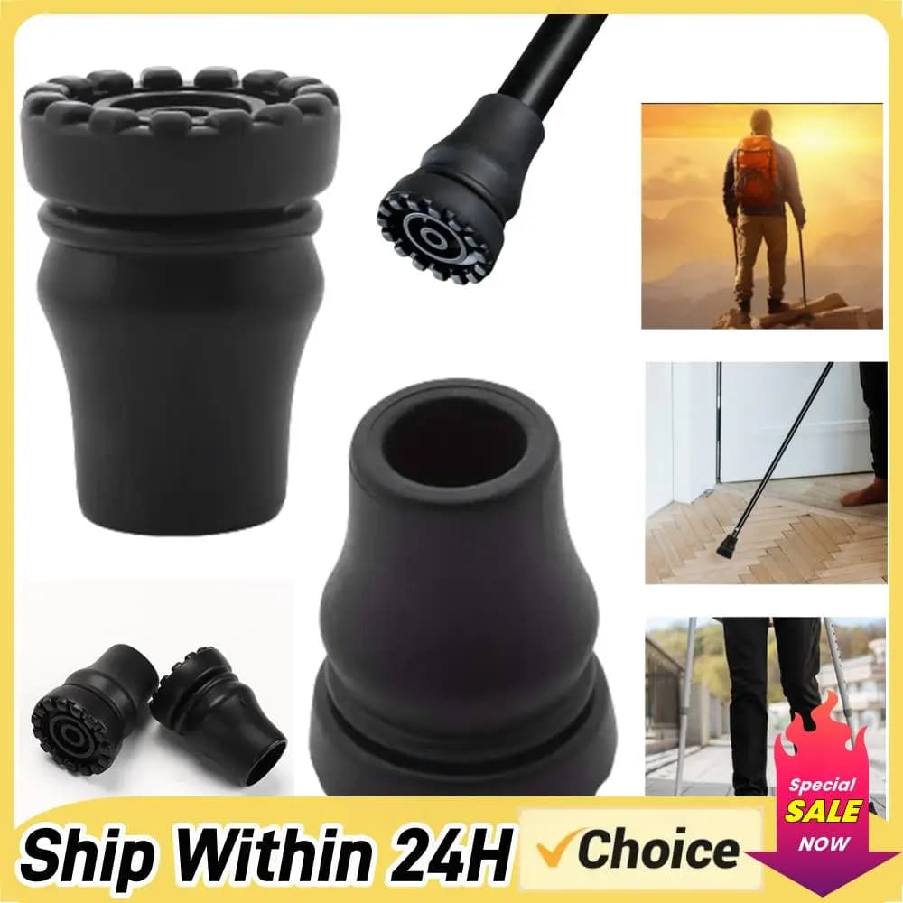 2 Pieces Protected for Trekking Stick Tips 16/20/22mm, Walk Stick Bearings, Spare Parts for Sticks and Stamps
