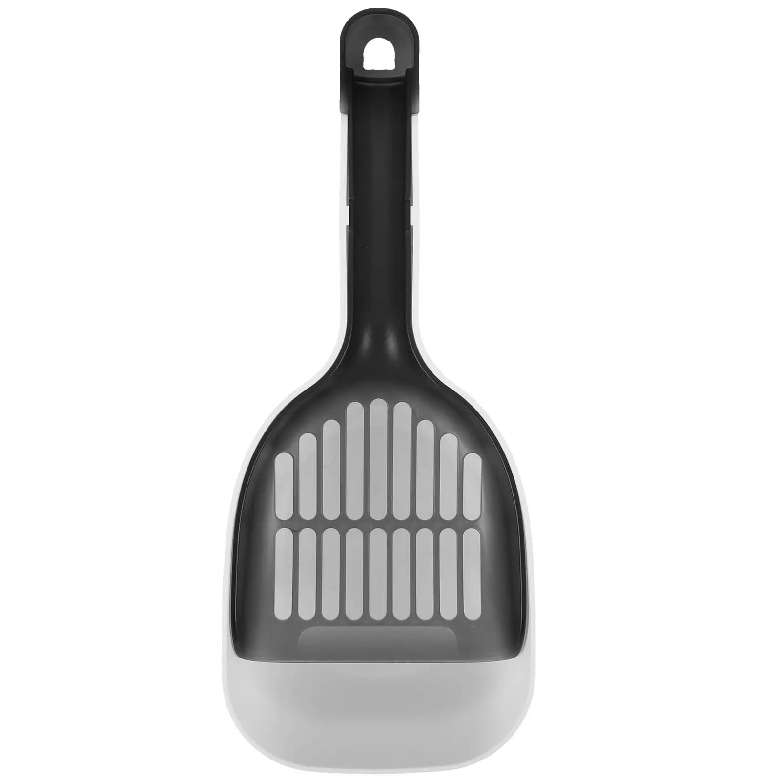 1Set Multi Functional Cat Litter Shovel Scoop Holder with Mesh Surface Strong Cleaning Ability for Litter Box Sanitary Odor