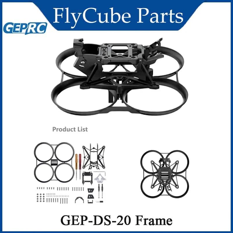 GEPRC DarkStar20 GEP-DS20 Telaio Accessori per droni FPV leggeri da 2 pollici Colore multiplo Compatibile con motori RC 1003 e 1102