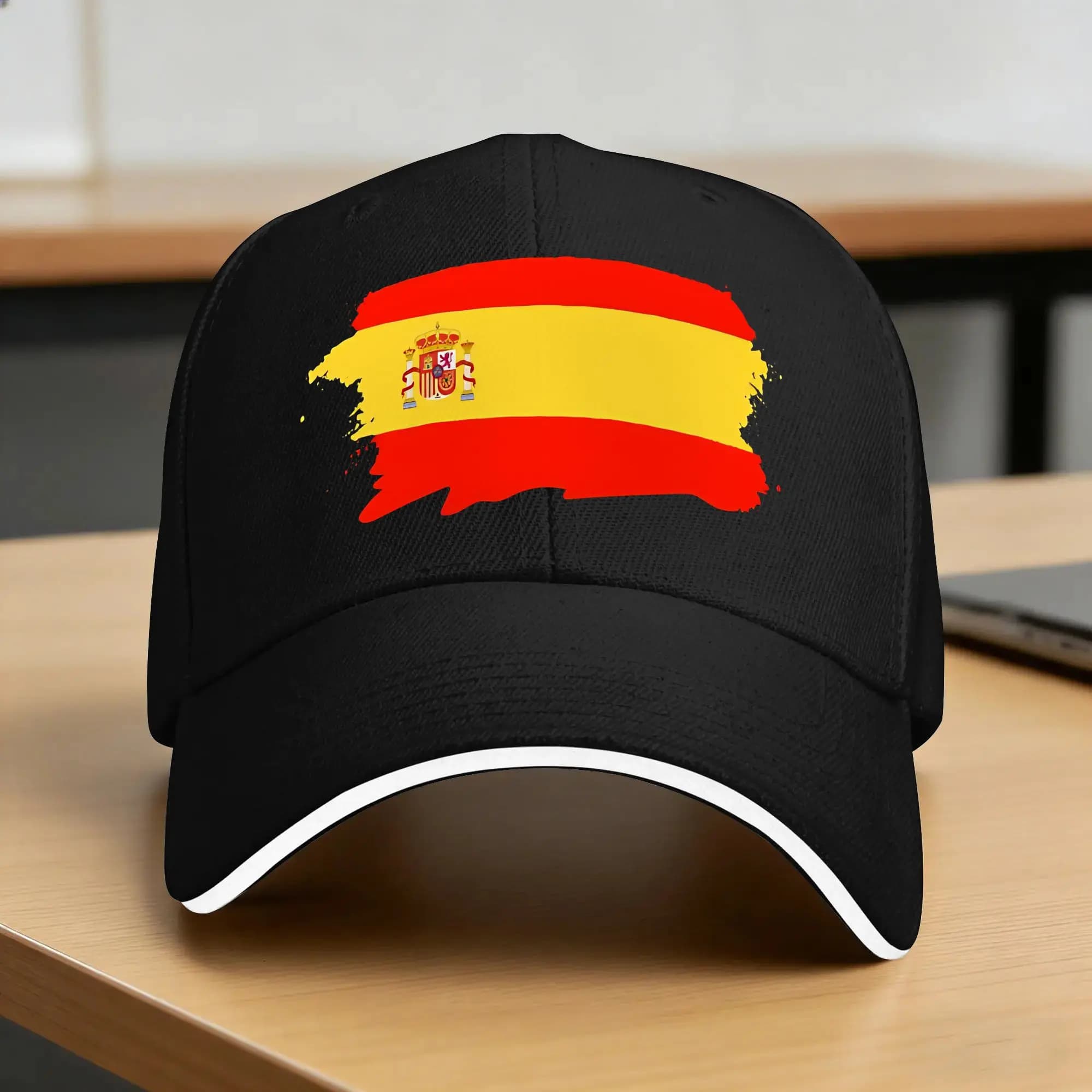 Spain flag Baseball Cap Streetwear Trucker Hat Spring Men Adult Outdoor Sports Baseball Caps