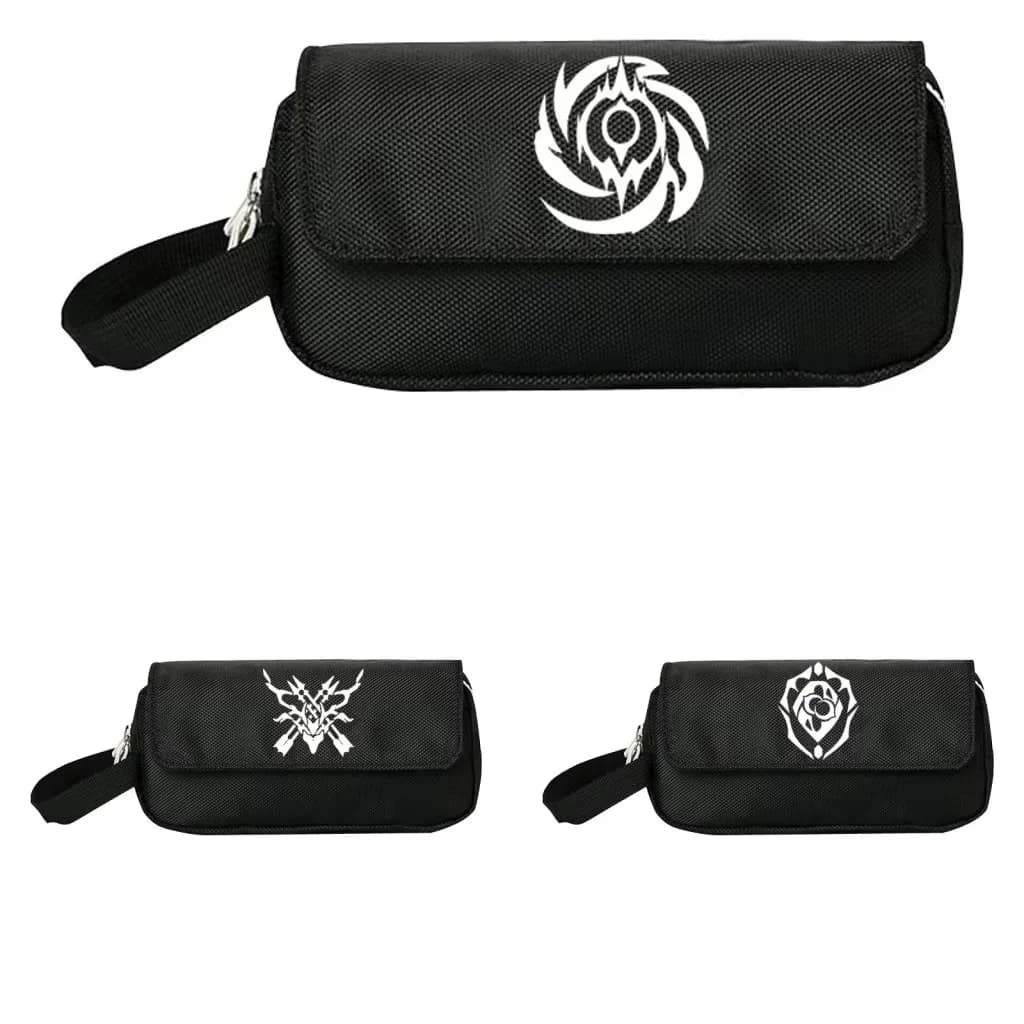 Astuccio per matite Honkai Impact 3 Star Rail Stelle, Cosplay, nero, per scuola, studenti, cartone animato, borsa portaoggetti, grande astuccio, regalo