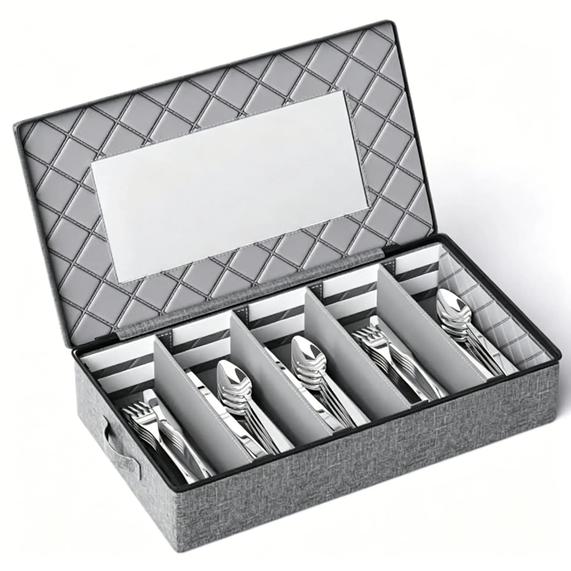 New Kitchen Tableware, Knives, Forks, Chopsticks, Storage Box with Lid, Dustproof Classification, Sorting Box, Home Storage
