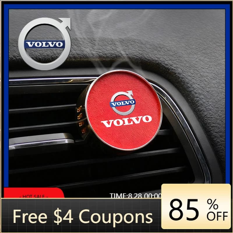 Perfume diffuser for Auto with Clip for Central Air Press Wheel for Volvo XC90 V90 V60 V40 EC40 EX40 S80 S60 S90
