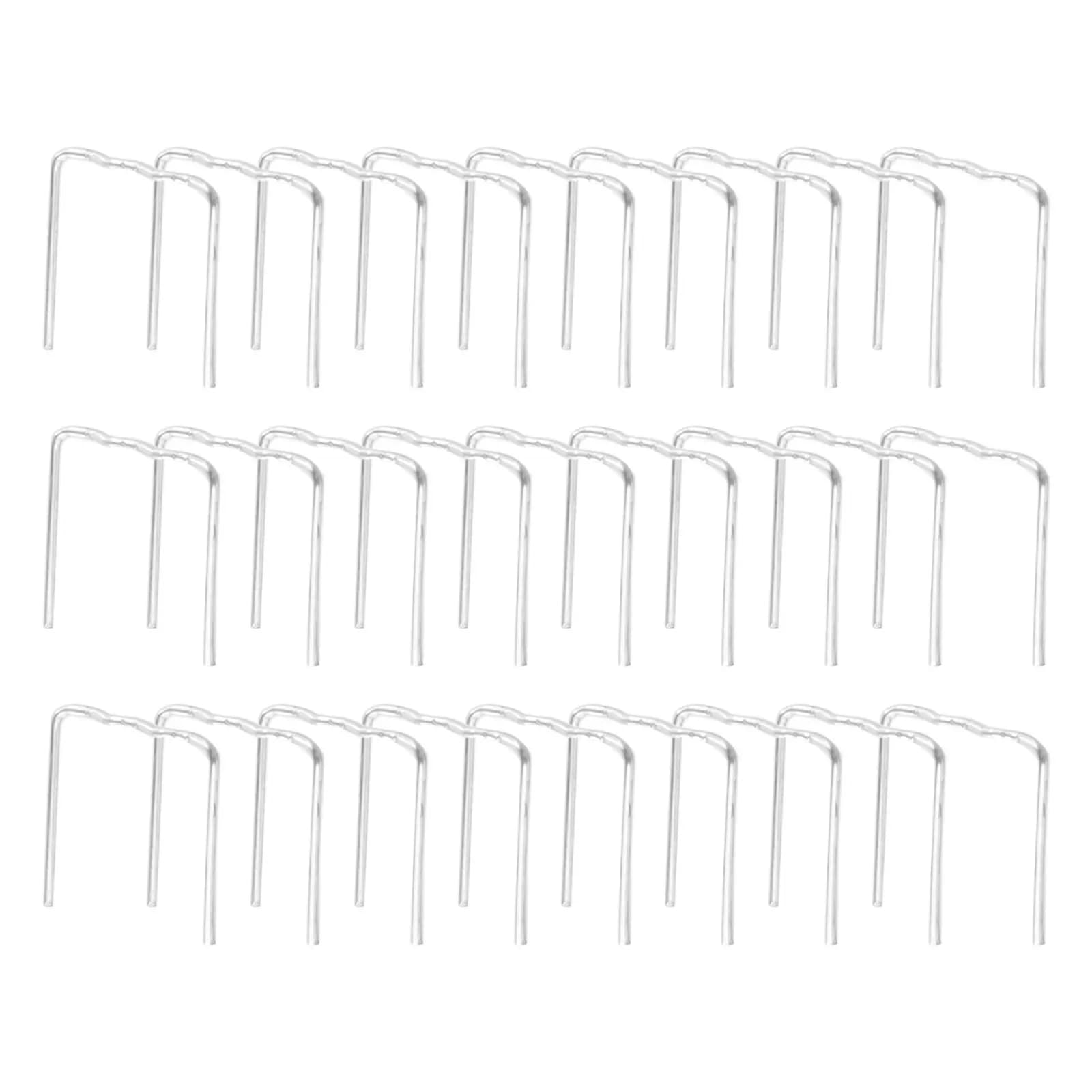 Pre taglio 0,8 mm 0,8 mm Graffette piatte pretagliate Pre-tagliate piatte per cucitrice in plastica Punto caldo Saldatore in acciaio inossidabile argento 0,8 mm