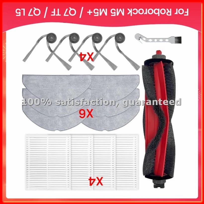 Main Brush Sets, Side Brushes, Filters and Vacuum Cleaners M5 M5+ / TF / L5 - Accessories Kit A63M
