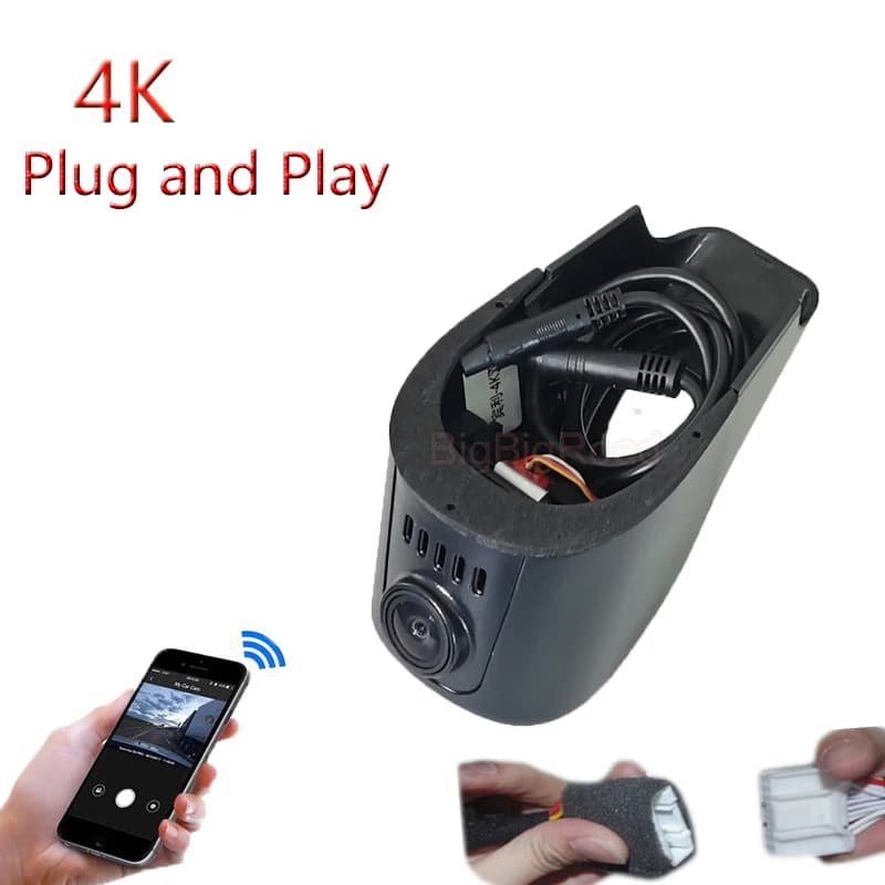 4K Plug And Play FHD 2160P Videoregistratore per auto Wifi DVR Dash Camera per Bentley Continental GT 2021 2022 Visione notturna