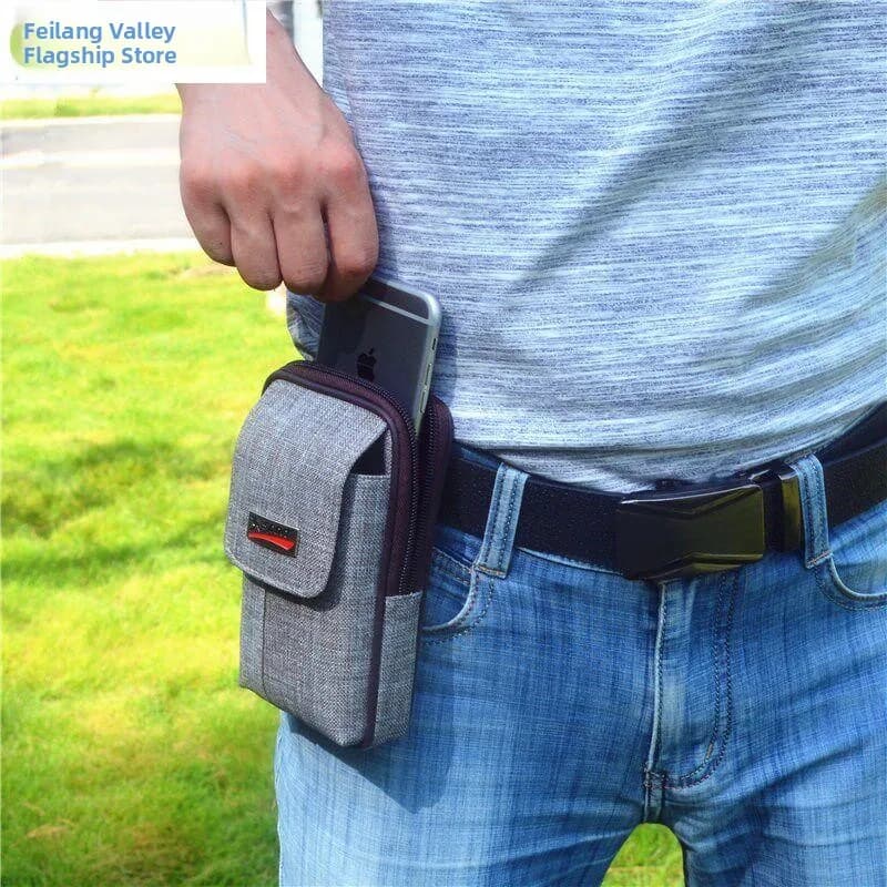 Marsupio Leggero da Corsa per Uomo e Donna, Porta Cellulare, Accessorio Sportivo, Zaino in Nylon Resistente Stile Pendolare
