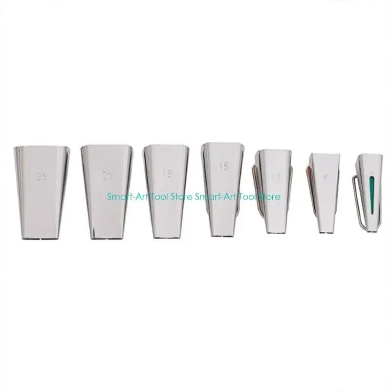 E1PB 6/9/12/15/18/21/25mm per nastri diagonali Set strumenti per nastri in tessuto per cucire e trapuntare tessuti