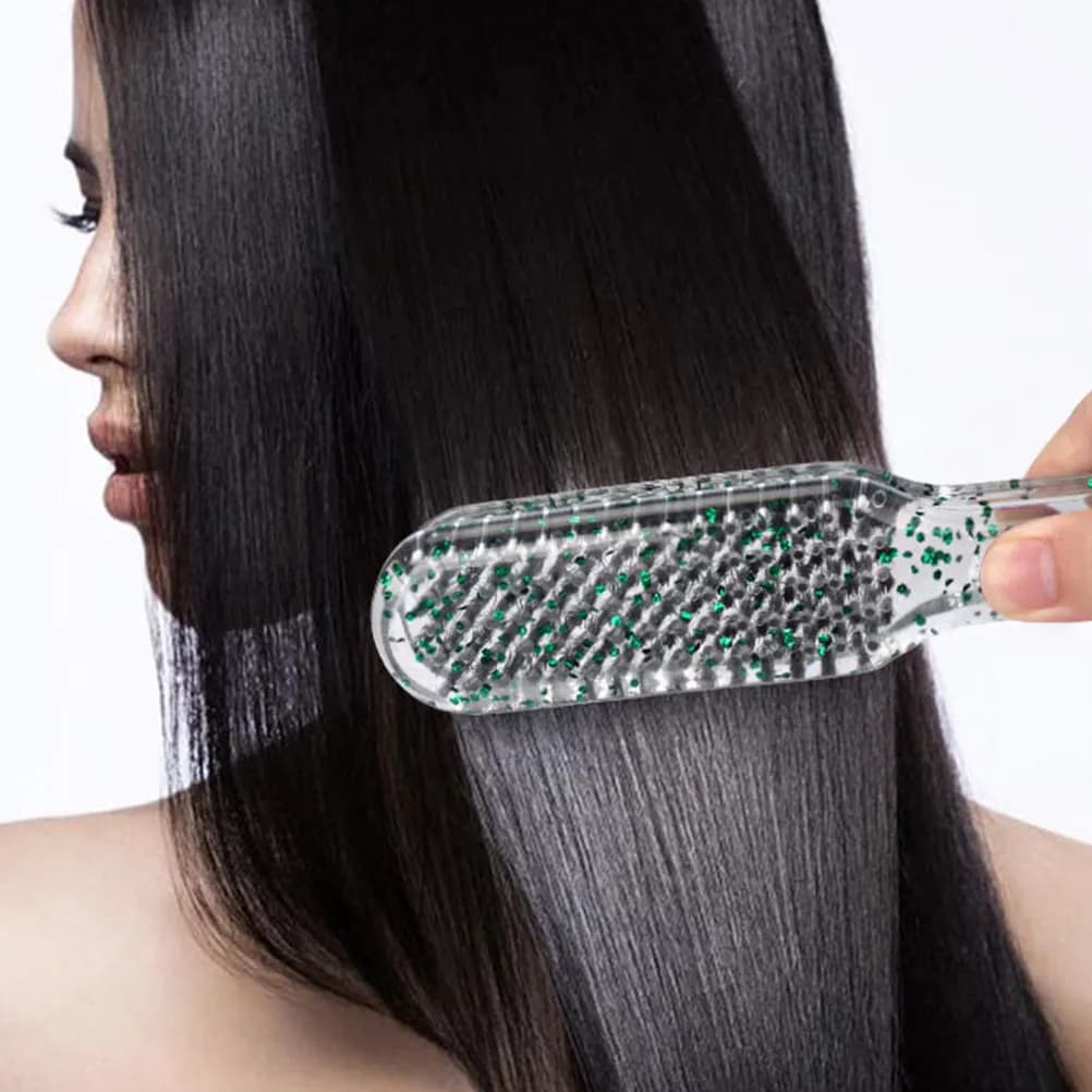 Spazzola stirante a doppia faccia con setole dense per uso professionale e domestico, strumento per lo styling dei capelli