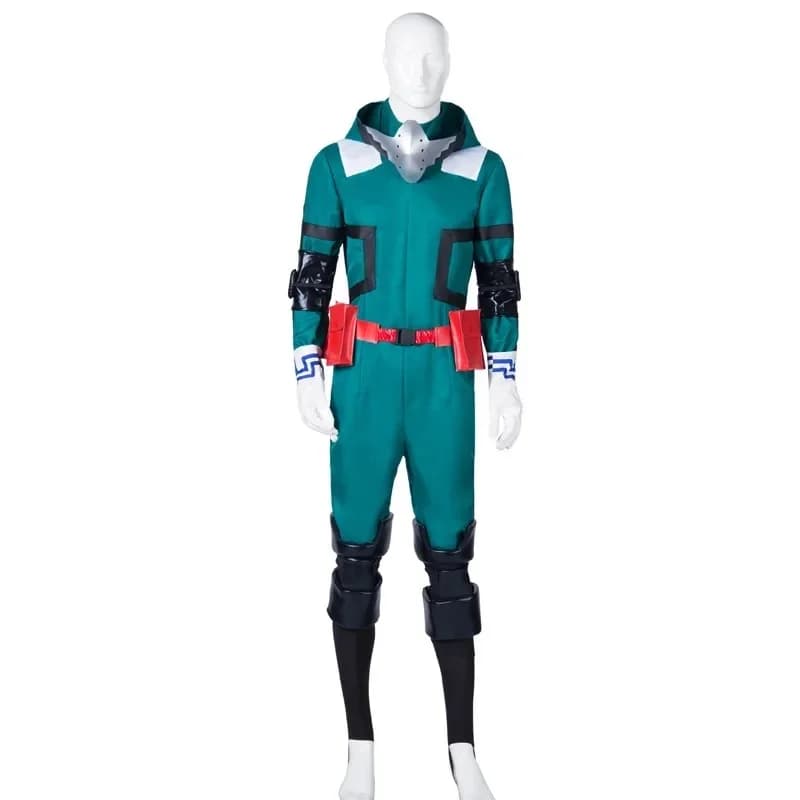 2026 Anime My Hero Academia Midoriya Izuku Cosplay Costume Aldult Unisex Jumpsuits Accessories Combat Uniform Halloween WC2EL