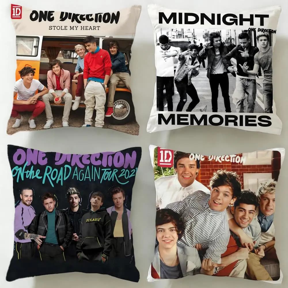 Federa per cuscino classica di One Direction, morbida e facile da lavare, versatile per divano, letto, viaggi e ufficio