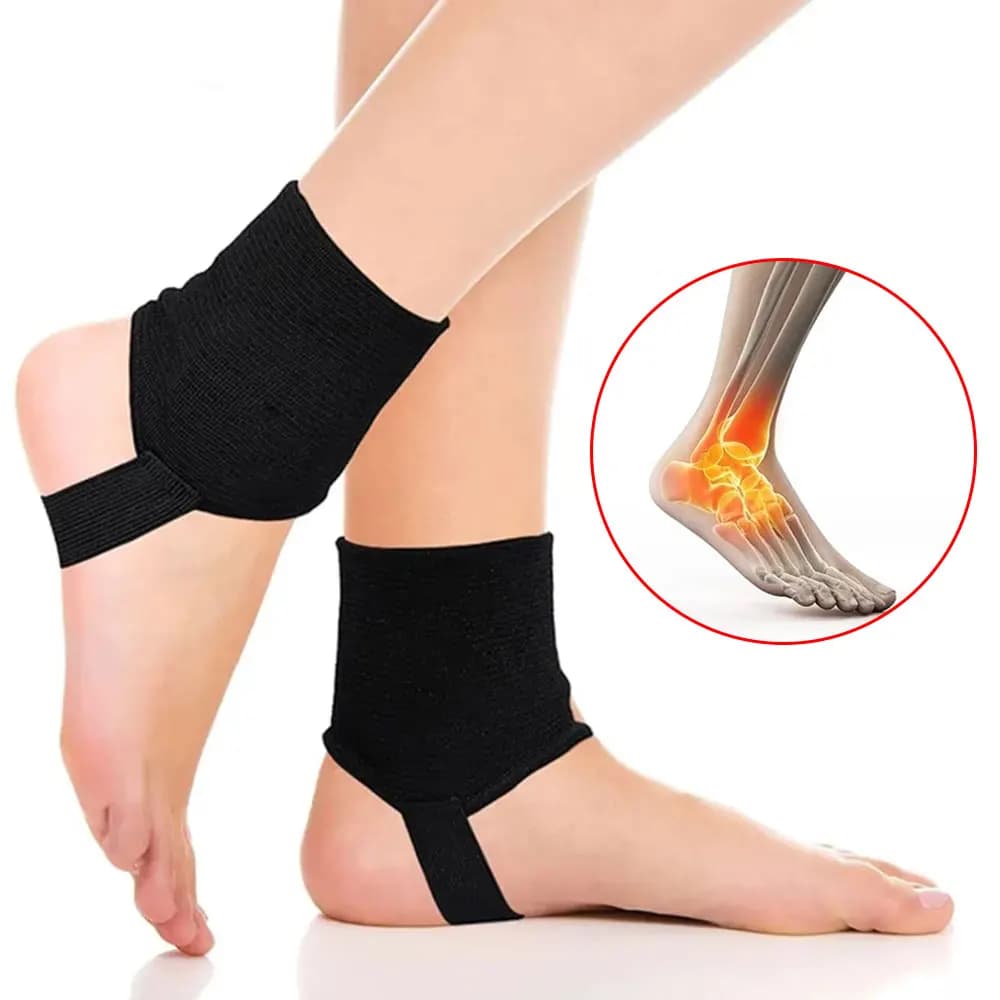 1 Paio di Protezioni per Caviglie, Supporti per Gambe, Cuscinetti per Piedi per Calcio, Pallavolo, Protezioni per Caviglie Bilaterali per Uomini e Donne