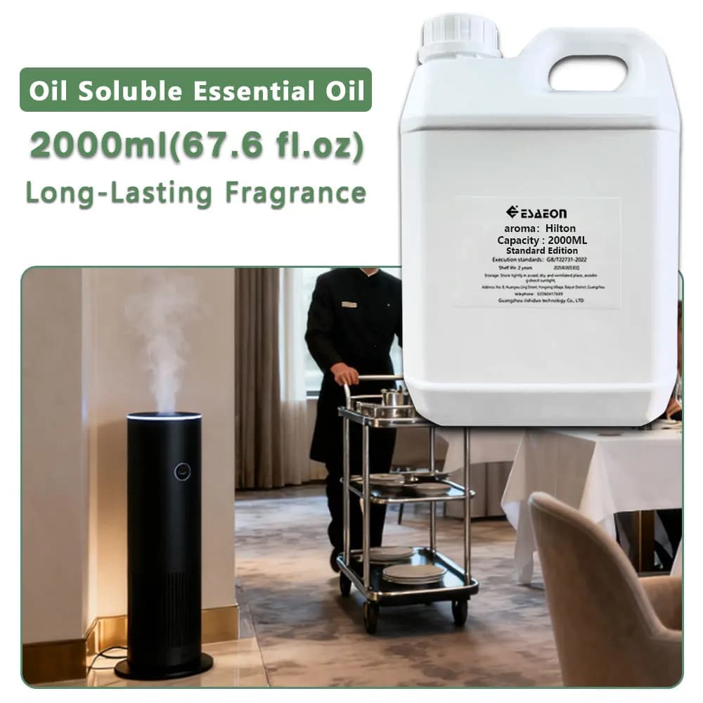 ESAEON Essential Oil, For All Waterless Aromatherapy Diffuser, Hotel Aroma Machine Oil, Hilton Black Opium - 2000ml (67.6 fl.oz)