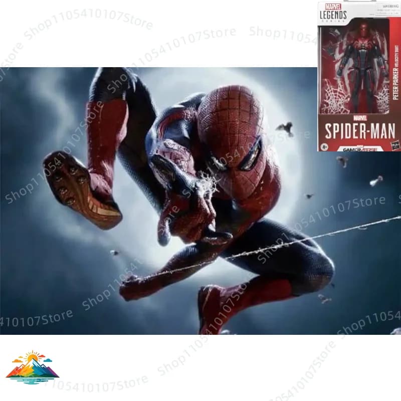 【DISPONIBILE】Hasbro Marvel Legends Gamerverse Velocity Suit Peter Parker Spider-Man Action Figure da 6 pollici, giocattolo da collezione ufficiale