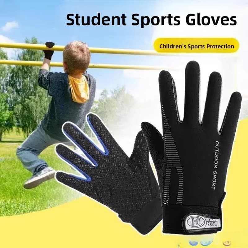 Climbing gloves for children, non-slip, for cycling and tractions, thin, medium size