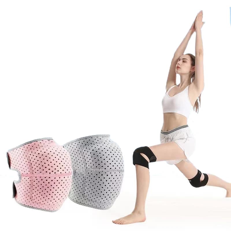 1 pz ginocchiere a compressione sportiva protezione elastica spugna ispessita ginocchia supporto per allenamento di danza