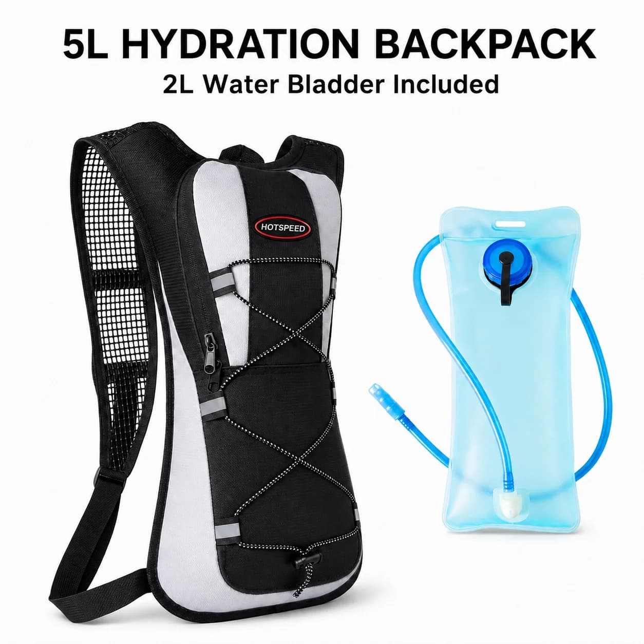 Brand backpack Hot Speed Water bag Tank backpack Motocross hiking backpack with 2 litre water bag