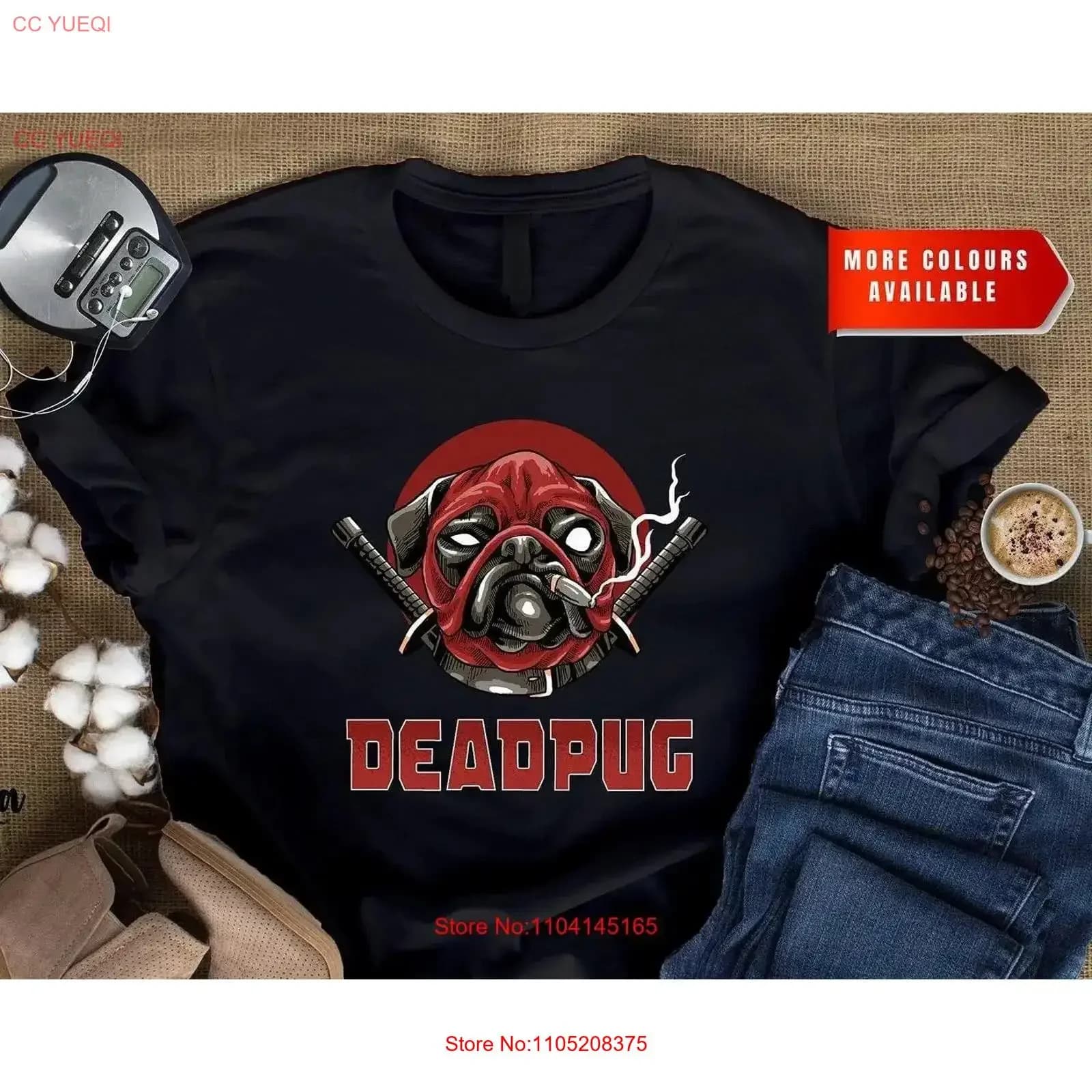 DeadPug Pop Culture T Shirt Divertente Maiale Cane Idea natalizia AUS stampato vintage Lavato Comodo Traspirante Allungato homme