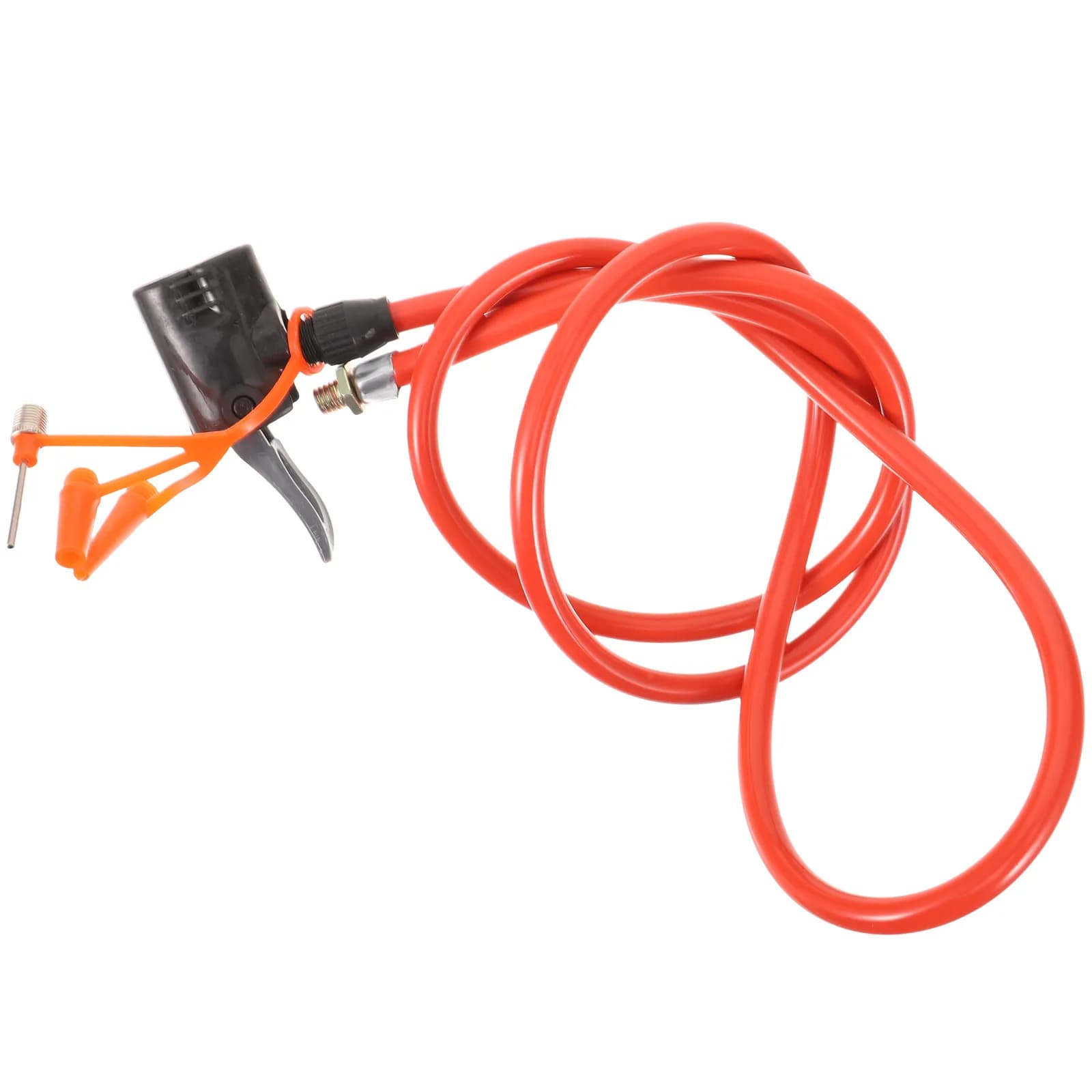 Tubo Antigelo Universale per Pompa Bici, Tubo di Collegamento per Gonfiatore per Bici da Strada, Gravel ed E-Bike con Testa in Metallo, Materiale TPU Riutilizzabile