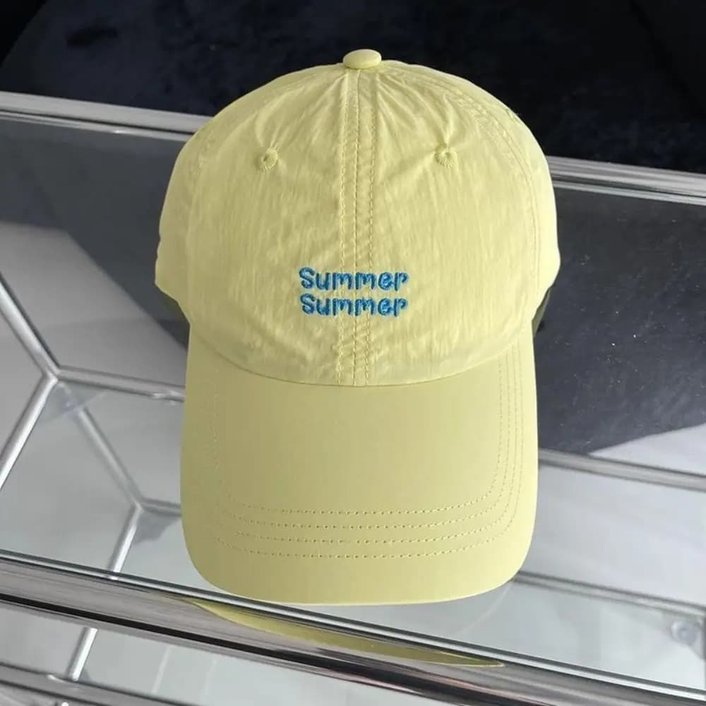 Portable Lightweight Baseball Cap Quick-drying Breathable Sun Hat with Soft Top Adjustable Duckbill Caps Unisex