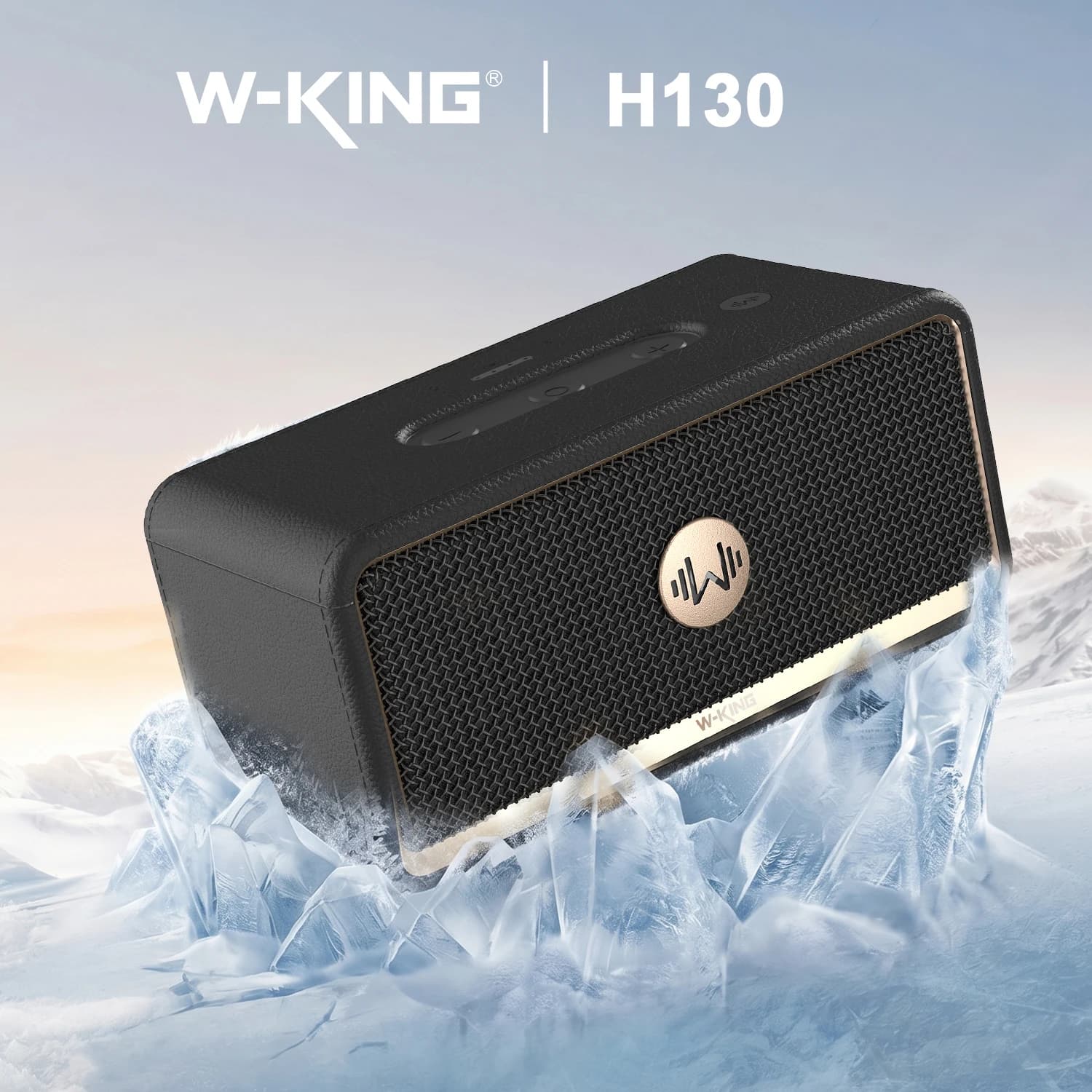 W-KING H130 Altoparlante Bluetooth 40W IPX7 Impermeabile, Stereo TWS, 16 Ore di Riproduzione, Chiamate in Vivavoce, AUX, Altoparlante Wireless Portatile per Esterni