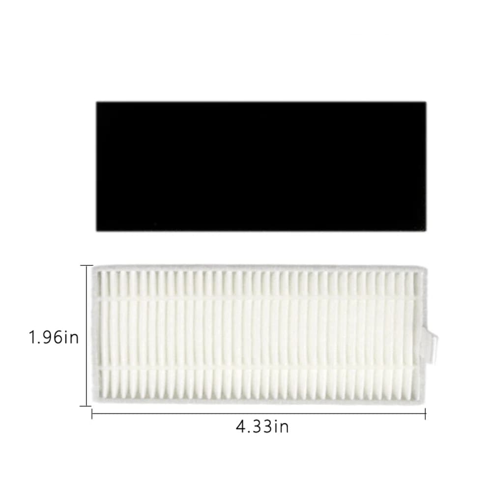 Kit di parti di ricambio per filtro spazzola laterale LECKL per aspirapolvere robot Ecovacs Deebot N79 N79S Yeedi K600 K700